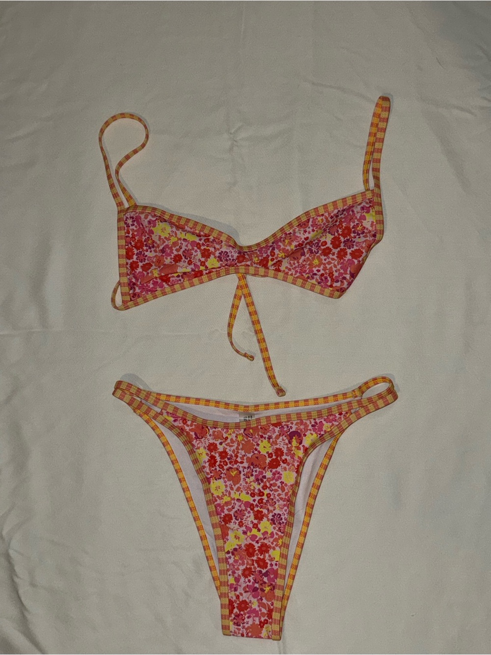 Swansway Pink Floral Two-Piece Bikini – NWOT
